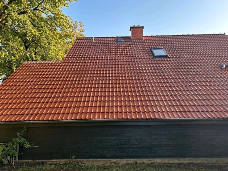 Dach nach der Reinigung